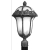 Rose Garden F-2710-SW-AB Medium Post Mount Light with Alabaster Glass