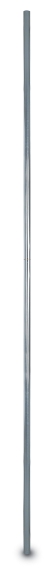 Indoor Flag Poles, 9' GOLD ALUMINUM POLES- 1 1/8