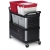 3 Shelf Rubbermaid Mail Center Cart