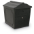 2 Compartment Black Curbside Lockable Mailbox